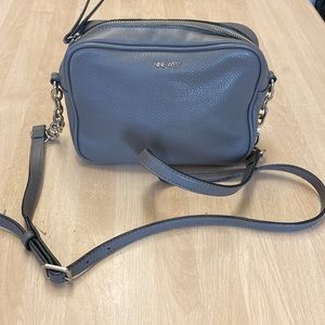 Nine West Women Gray Faux Leather Purse